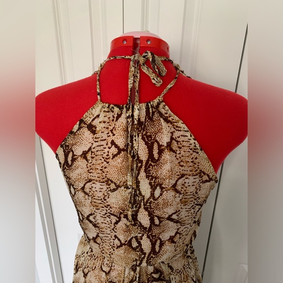 Sundays leopard print maxi beach dress size US6 - Picture 6 of 12